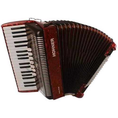 HOHNER Tangóharmonika, Bravo III 96, piros
