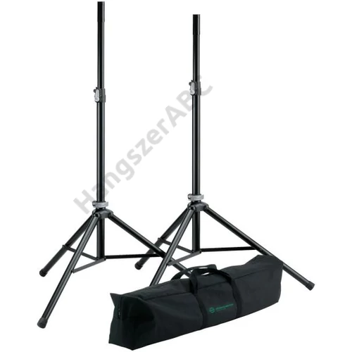 König & Meyer - 21449-000-55 hangfalállvány készlet 2 darab alumínium állvány hordtáskában