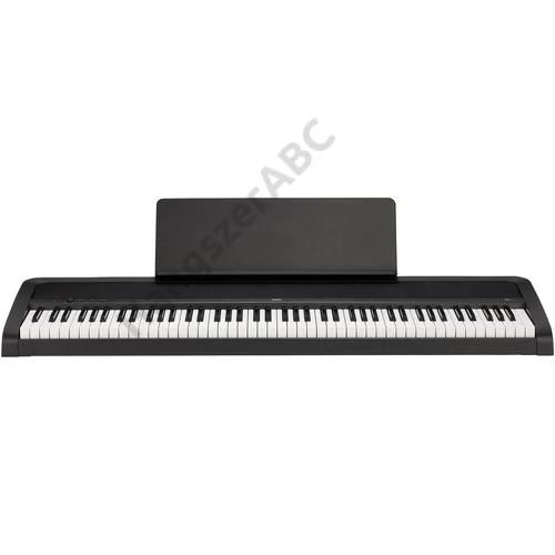 KORG B2 fekete digitális zongora, 88 billentyű, kalapácsmechanika, USB midi és audiofekete