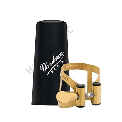 Vandoren LC57AP M/O óarany szorító + műanyag kupak Altszaxofon fúvókára