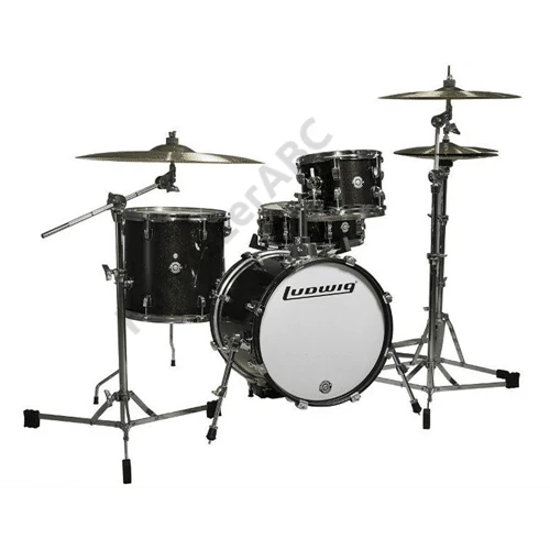 Ludwig-LC179XX016 Breakbeats set – Black-Gold Sparkle
