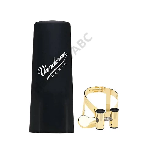 Vandoren LC51GP M/O aranyozott szorító + műanyag kupak Bb Klarinét fúvókára