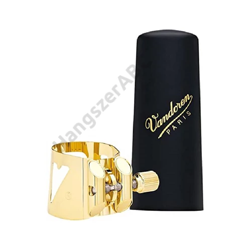 Vandoren LC090P Optimum szorító + műanyag kupak V16 Baritonszaxofon fúvókára