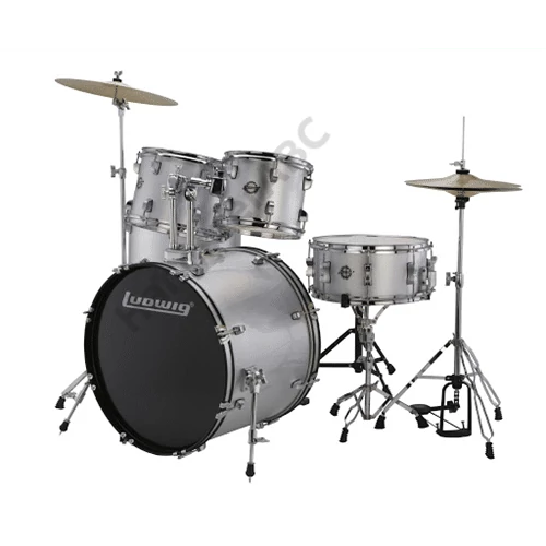 Ludwig-LC17515 Accent Combo Drive set – Silver Foil