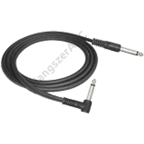 SILK ROAD Gitárkábel 3m, fekete, pipa