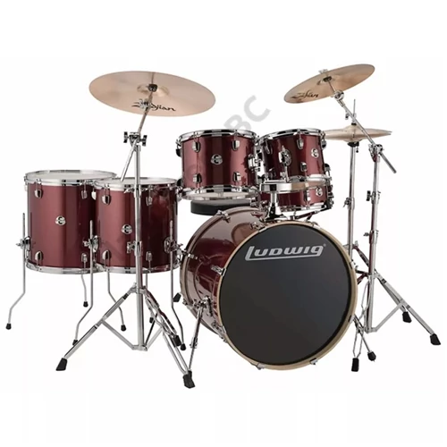 Ludwig-LCEE622025 Element Evolution Drive set - Red Sparkle, 6 db-os (22-10-12-14-16-14S)