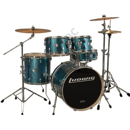Ludwig-LCF50P023 Element Pop set - Blue Sparkle - Kifutó termék (20-10-12-14-14S)