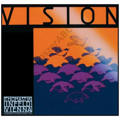 THOMASTIK Vision Brácsahúr C/ VI24 - fonott, Wolfram ezüst bevonat