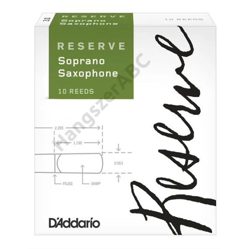 D'Addario DIR1025 Reserve Szopránszaxofon nád (Méret: 2.5)