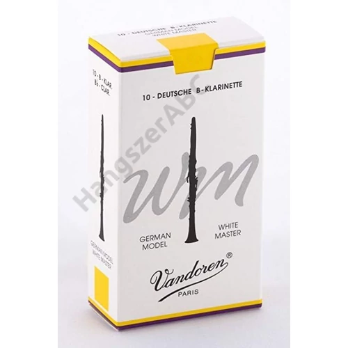 Vandoren CR163 German Bb klarinét nád - White Master (Méret: 3)