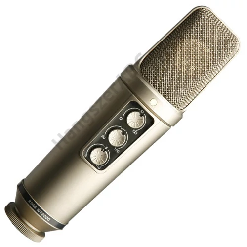 Rode NT2000 Kondenzátor stúdiómikrofon, folyamatosan változtatható karalterisztika, mélyvágás és csillapítás