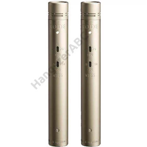 Rode NT55-MP Stúdió és hangosítási  mikrofon, illesztett sztereó pár (2xNT55) csillapítási és mélyvágási lehetőséggel