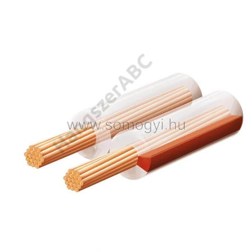 SAL KL 0,75T-10X Hangszóróvezeték, transzparent, 2x0,75mm, 10m