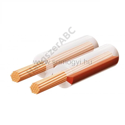 SAL KL 1T Hangszóróvezeték, transzparent, 2x1mm