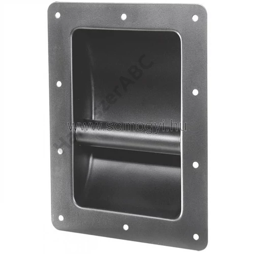 SAL HT 203 Süllyesztett fogantyú hangfalhoz, fém, 220 x 163 x 60 mm