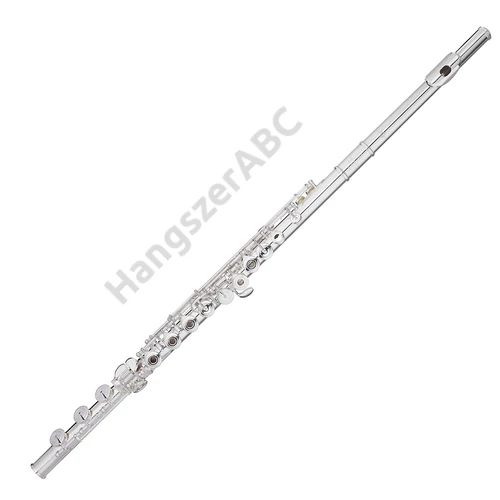 Trevor James 31VF-HROEA Virtuoso fuvola, ezüst test, nyitott, H-láb