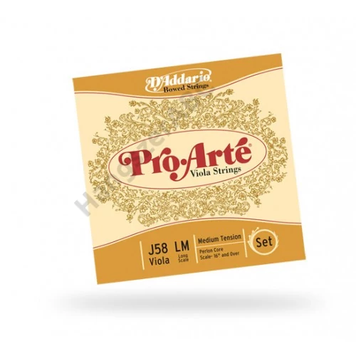 D'Addario Pro Arte brácsa garnitúra