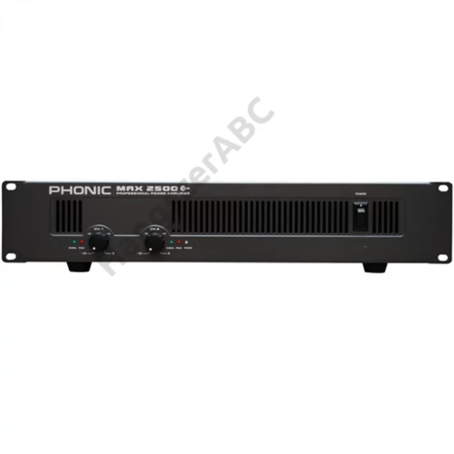 Phonic MAX2500 Plus Végerősítő, 2x750W/4Ohm