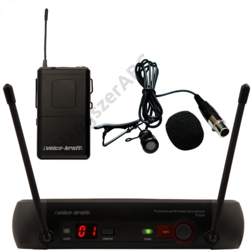 Voice-Kraft PGX4 UHF csiptetős mikrofon szett