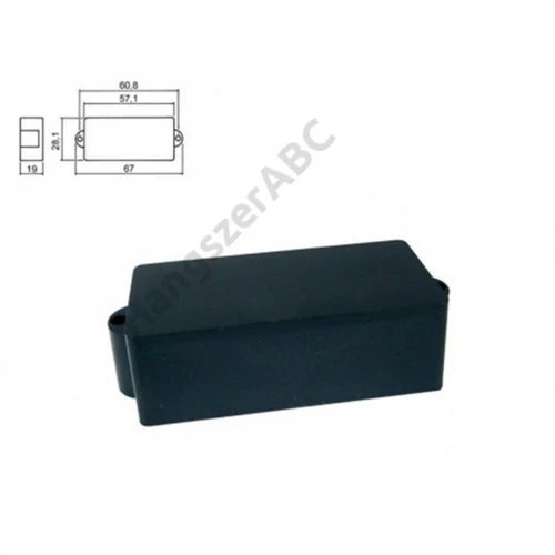 Bas v.d. Broek PPC-20-BMN Pickup fedél, fekete