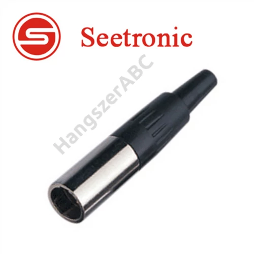 Seetronic ST102 Mini XLR lengő papa csatlakozó, 3 pólusú