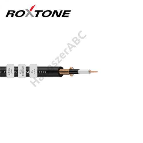 Roxtone GC040 Ø7mm professzionális gitárkábel (fekete)