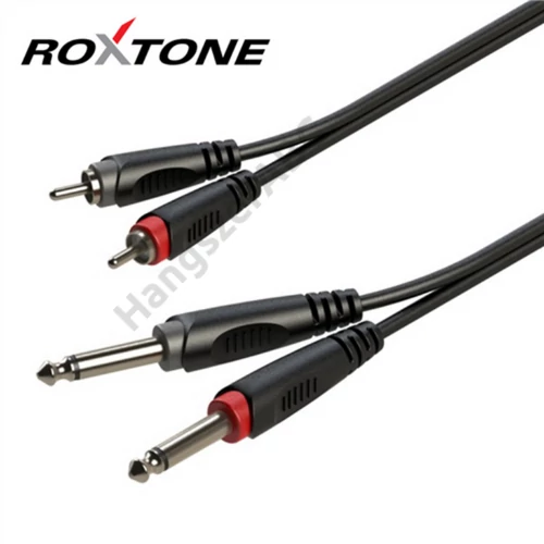 Roxtone RACC150L6 2x6,3 Jack - 2xRCA kábel, 6m