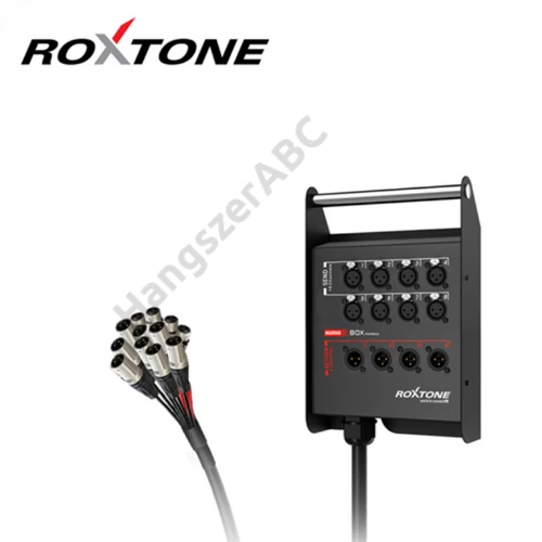 Roxtone STBN0804L10 Professzionális csoportkábel, 8+4 ér, 10m