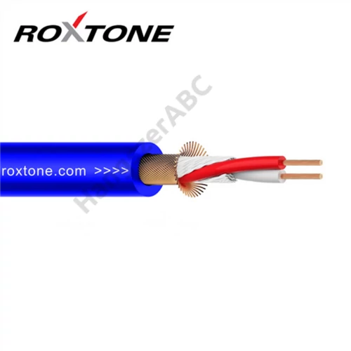 Roxtone MC002 Kék Ø 6mm mikrofonkábel