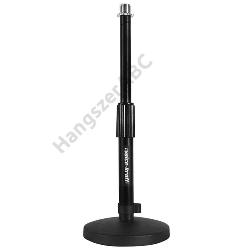 Voice-Kraft MS105 Egyenes mikrofonállvány, kőrtalpas, alacsony