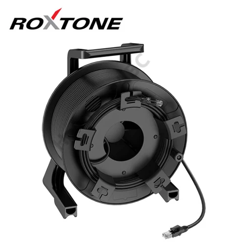 Roxtone CDC5FB2WL50-BK CAT5e 50m kábellel szerelt kábeldob