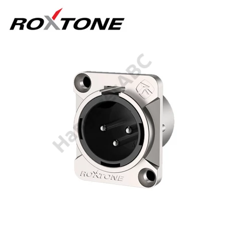 Roxtone RX3MD-NT  XLR papa, szerelhető, 3 pólusú, (ezüst)