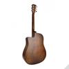 Kép 2/8 - SOUNDSATION EN41CE-NTS - Dreadnought cutaway akusztikus gitár, tömör lucfenyő fedlappal, gravírozott rozettával és előerősítővel