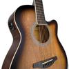 Kép 2/7 - SOUNDSATION SAGUARO-HW-CE BW - Hand wiped cutaway akusztikus gitár előerősítővel