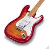Kép 2/5 - SOUNDSATION RIDER-DELUXE-M ACSB - Dupla cutaway elektromos gitár 2 single coil + osztható humbucker hangszedővel és önzáró kulcsokkal (Wilkinson hardver, roasted juhar nyak+fogólap, lángolt fedlap)