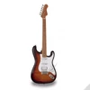 Kép 1/5 - SOUNDSATION RIDER-DELUXE-M TSB - Dupla cutaway elektromos gitár 2 single coil + osztható humbucker hangszedővel és önzáró kulcsokkal (Wilkinson hardver, roasted juhar nyak+fogólap, lángolt fedlap)