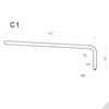 Kép 2/2 - C1C - 6 mm Tremolo Lever for Electric Guitar (Chrome)