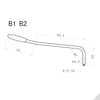 Kép 2/2 - B1C - 4,8 mm Tremolo Lever for Electric Guitar (Chrome)