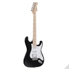 Kép 1/4 - Soundsation RIDER-PRO-MSH BK - Double cutaway elektromos gitár 2 single coil + osztható humbucker pickuppel és önzáró kulcsokkal (Wilkinson mechanika, juharfa fogólap)
