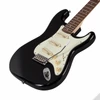 Kép 2/4 - Soundsation RIDER-RETRO-R BK - Double cutaway elektromos gitár 3 single coil pickuppel és vintage kulcsokkal (Wilkinson mechanika, eco-rózsafa fogólap)