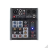 Kép 2/3 - Soundsation MIOMIX 104 - 5-csatornás Professzionális Audió keverő Digital Echo effektel