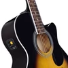 Kép 2/3 - Soundsation YELLOWSTONE-MJCE-SB - Mini jumbo cutaway elektroakusztikus gitár fenyő fedlappal