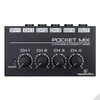 Kép 1/3 - Soundsation POCKET-MIX - 4 csatornás mini mixer adapterrel