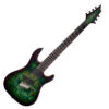 Kép 1/9 - Cort KX500MS-SDG el.gitár, Multi Scale, zöld + Választható ajándék