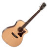 Kép 1/5 - Cort GA10F-NS akusztikus gitár Fishman EQ, matt natúr + Választható ajándék