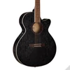 Kép 2/4 - Cort SFX-AB-OPBK akusztikus gitár EQ-val, Ash Burl, fekete