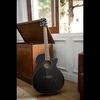 Kép 3/4 - Cort SFX-AB-OPBK akusztikus gitár EQ-val, Ash Burl, fekete
