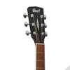 Kép 4/4 - Cort SFX-AB-OPBK akusztikus gitár EQ-val, Ash Burl, fekete