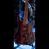 Kép 6/12 - Cort KX300-Etched-EBR el.gitár, vörös-fekete