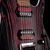 Kép 8/12 - Cort KX300-Etched-EBR el.gitár, vörös-fekete